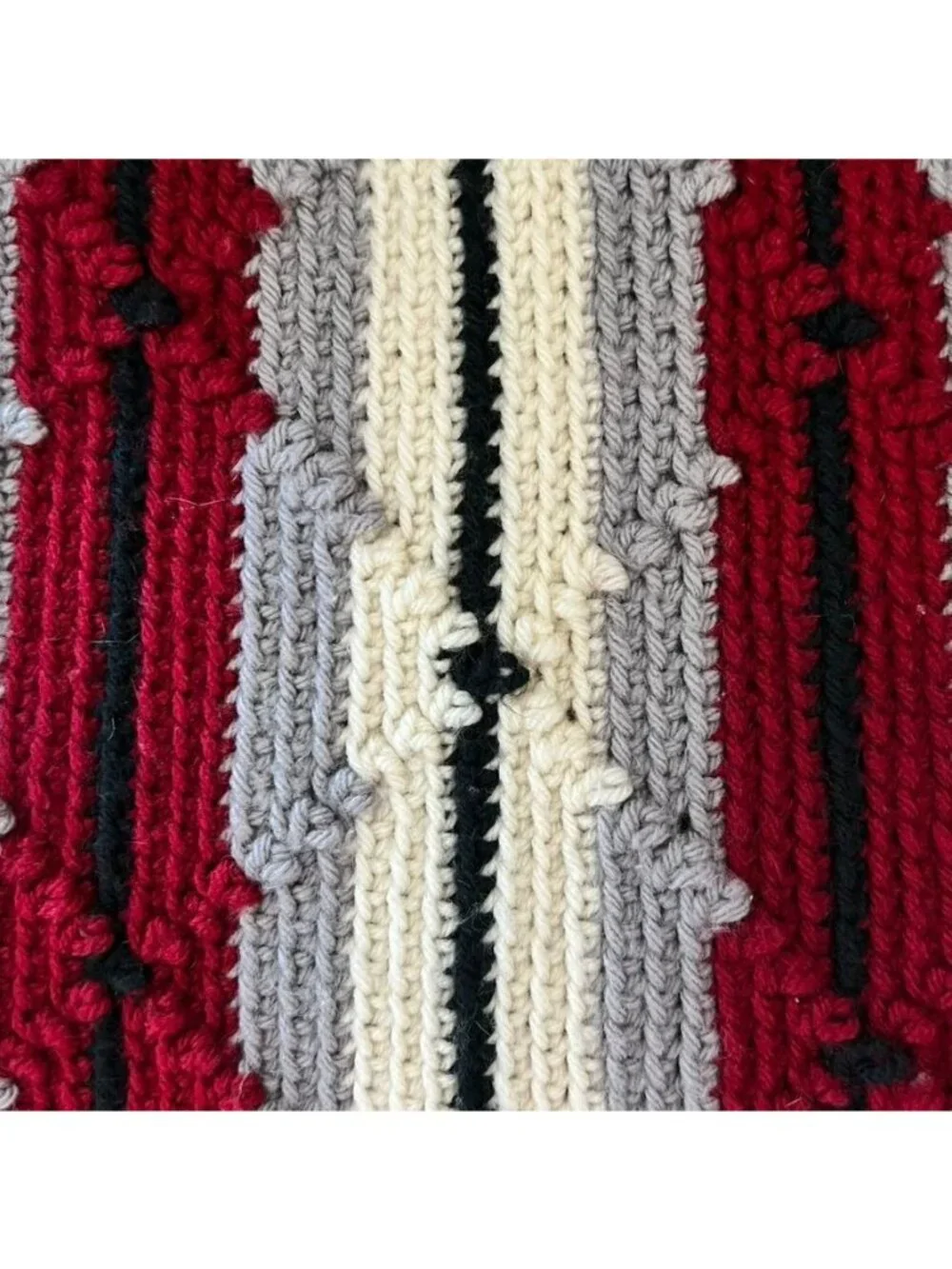 Afghan Blanket Throw Handmade Native American Mexican Design 60
